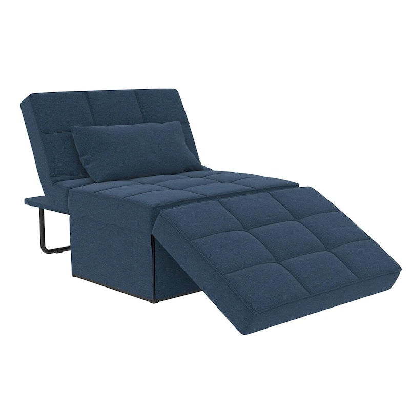 Fauteuil ottoman convertible et lit de repos 4-en-1