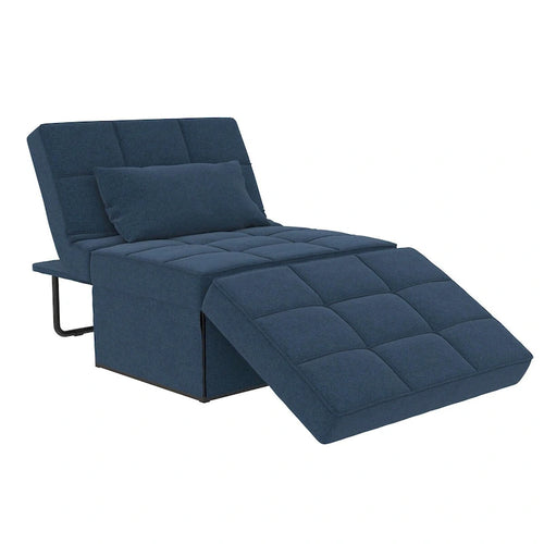 Fauteuil ottoman convertible et lit de repos 4-en-1