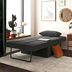 Fauteuil ottoman convertible et lit de repos 4-en-1