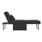 Fauteuil ottoman convertible et lit de repos 4-en-1