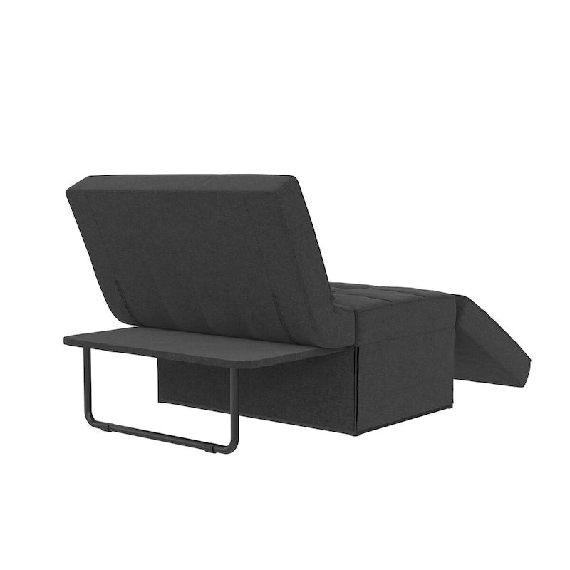 Fauteuil ottoman convertible et lit de repos 4-en-1