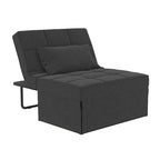Fauteuil ottoman convertible et lit de repos 4-en-1