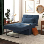 Fauteuil ottoman convertible et lit de repos 4-en-1