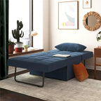 Fauteuil ottoman convertible et lit de repos 4-en-1
