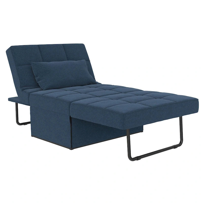 Fauteuil ottoman convertible et lit de repos 4-en-1