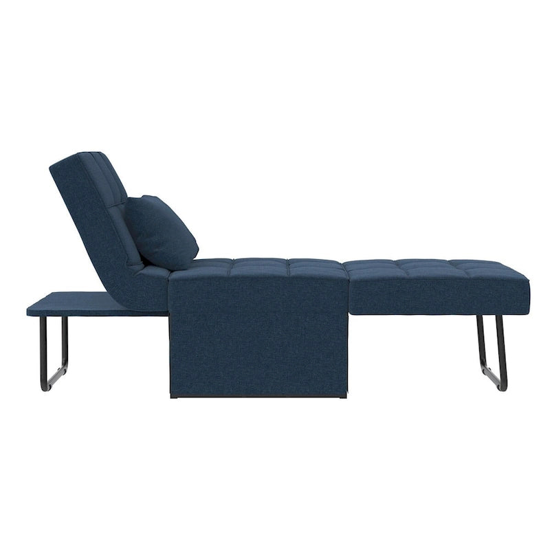 Fauteuil ottoman convertible et lit de repos 4-en-1