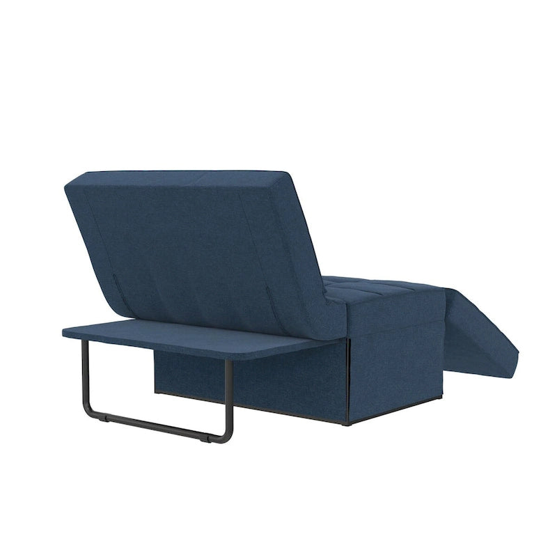 Fauteuil ottoman convertible et lit de repos 4-en-1