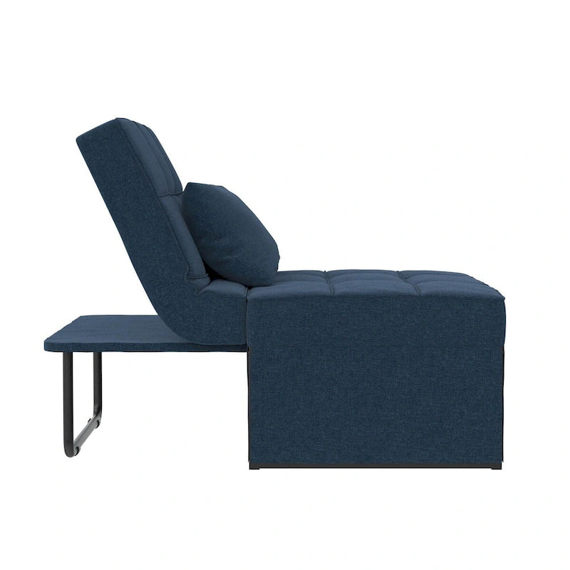 Fauteuil ottoman convertible et lit de repos 4-en-1