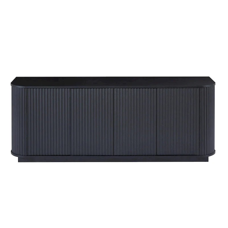 Sideboard Storage Cabinet TV Stand with wave pattern