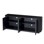 Sideboard Storage Cabinet TV Stand with wave pattern